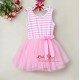 Pink & White Striped Dress
